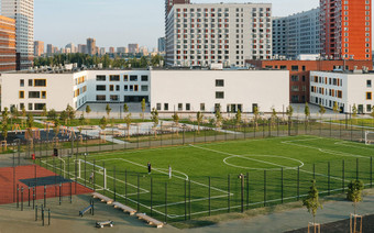 Футбольное поле в ЖК "Измайловский лес"