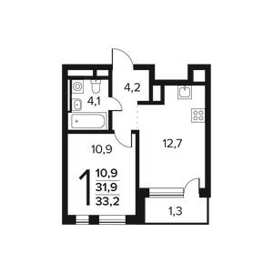 Планировка квартиры, ID 551024