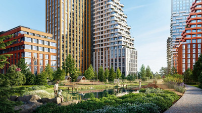 Планировка однокомнатной(квартира) площадью 40.6 квадратных метров в ЖК “ЖК КОД Сокольники”