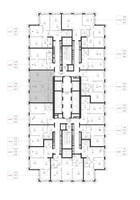 Планировка двухкомнатной(квартира) площадью 61 квадратных метров в “ЖК SET (Сет)”