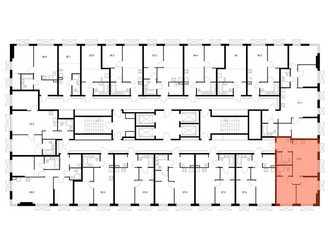 Планировка двухкомнатной(квартира) площадью 50.8 квадратных метров в ЖК “ЖК 2-й Иртышский”