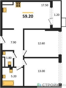 Планировка квартиры, ID 435284