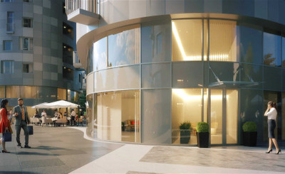 Планировка студии(апартаменты) площадью 45.5 квадратных метров в ЖК “ЖК Nakhimov”