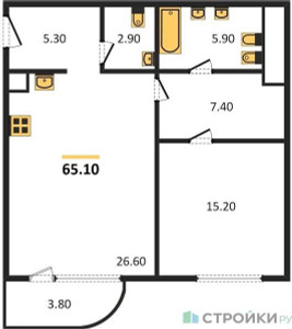 Планировка квартиры, ID 123571