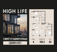 Планировка 4+ комнатной(квартира) площадью 165.2 квадратных метров в “ЖК High Life (Хай Лайф)”