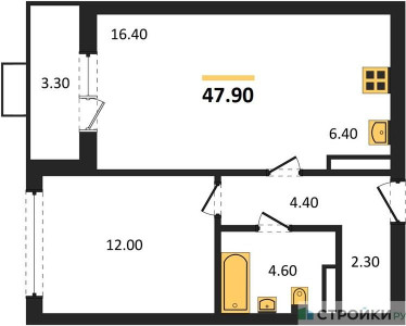 Планировка квартиры, ID 269052