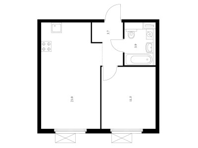Планировка квартиры, ID 80634