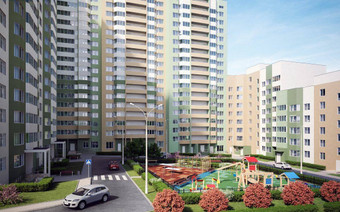 придомовая территория ЖК Внуково Парк-2