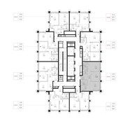Планировка двухкомнатной(квартира) площадью 54.5 квадратных метров в “ЖК SET (Сет)”