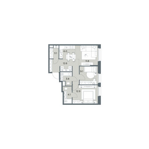 Планировка квартиры, ID 547536
