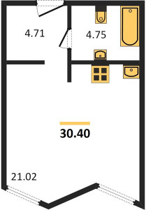 Планировка апартаментов, ID 148484