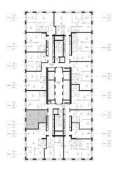 Планировка однокомнатной(квартира) площадью 34.8 квадратных метров в ЖК “ЖК СЕТ”
