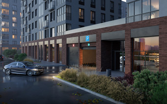 Вход в ЖК "Новые Ватутинки"