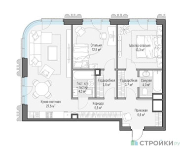 Планировка квартиры, ID 406653