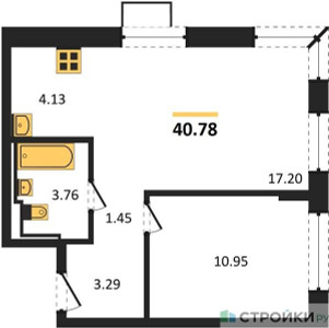 Планировка квартиры, ID 284160