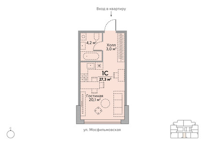 Планировка квартиры, ID 519436