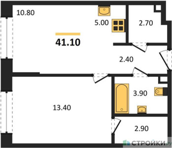 Планировка квартиры, ID 516541