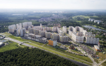 ЖК Солнцево Парк с высоты птичьего полёта