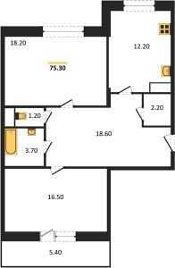 Планировка квартиры, ID 183007