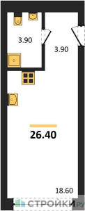 Планировка квартиры, ID 440377
