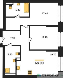 Планировка квартиры, ID 527450
