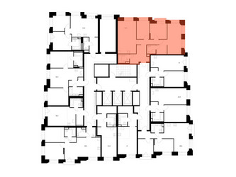 Планировка трехкомнатной(квартира) площадью 81.3 квадратных метров в ЖК “ЖК Онежский вал”