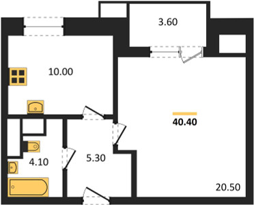Планировка квартиры, ID 111486