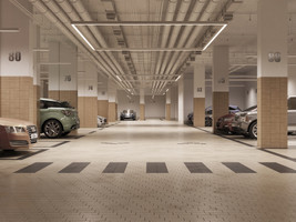 Подземный паркинг в ЖК “Emotion”