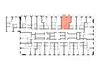 Планировка однокомнатной(квартира) площадью 34.9 квадратных метров в ЖК “ЖК 2-й Иртышский”