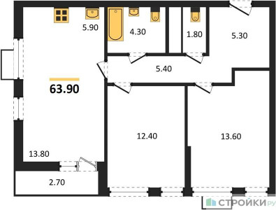 Планировка квартиры, ID 315456