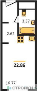 Планировка апартаментов, ID 312420