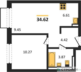 Планировка квартиры, ID 423719