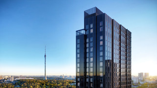 Корпус в ЖК “Upside Towers” с видом на Останкинскую башню