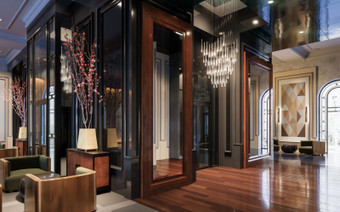 Лобби в ЖК "Софийский"