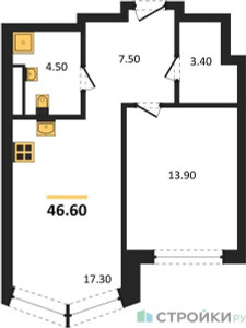 Планировка квартиры, ID 527390
