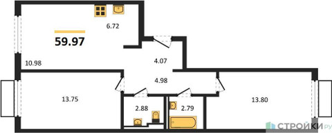 Планировка квартиры, ID 363187