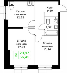 Планировка квартиры, ID 404970