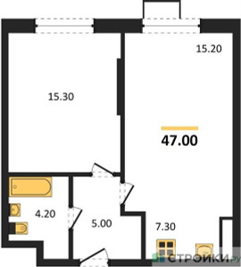 Планировка квартиры, ID 473929