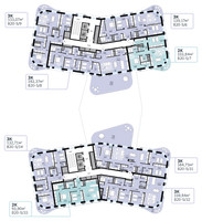 Планировка трехкомнатной(квартира) площадью 192.37 квадратных метров в “СберСити в Рублево-Архангельском”
