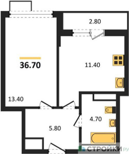 Планировка квартиры, ID 269293