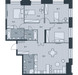 Планировка квартиры 4+ комнат (Квартиры)118.8