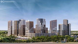 Планировка трехкомнатной(квартира) площадью 67 квадратных метров в “ЖК 1-й Саларьевский (Первый Саларьевский)”