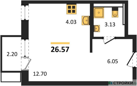 Планировка квартиры, ID 398521