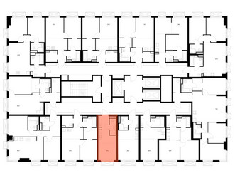 Планировка студии(квартира) площадью 19.2 квадратных метров в ЖК “ЖК 2-й Иртышский”