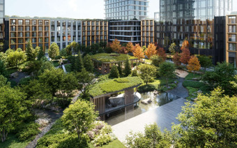 Благоустройстов в ЖК "Веер"