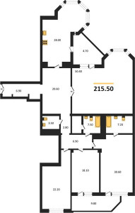 Планировка квартиры, ID 101519