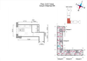 Планировка однокомнатной(квартира) площадью 31.2 квадратных метров в “ЖК Art (АРТ)”