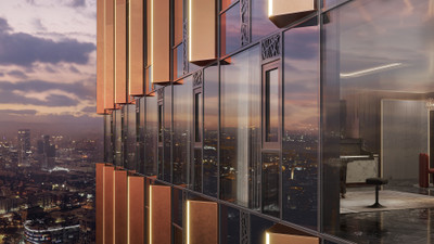 Планировка двухкомнатной(квартира) площадью 69.5 квадратных метров в ЖК “ЖК АУРА”