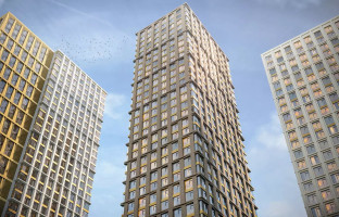 ЖК "1-й Нагатинский" вид снизу