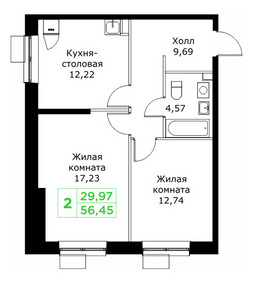 Планировка квартиры, ID 404971
